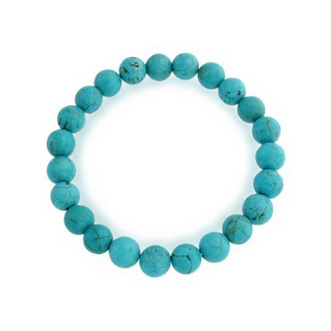 Bracelet mala turquoise