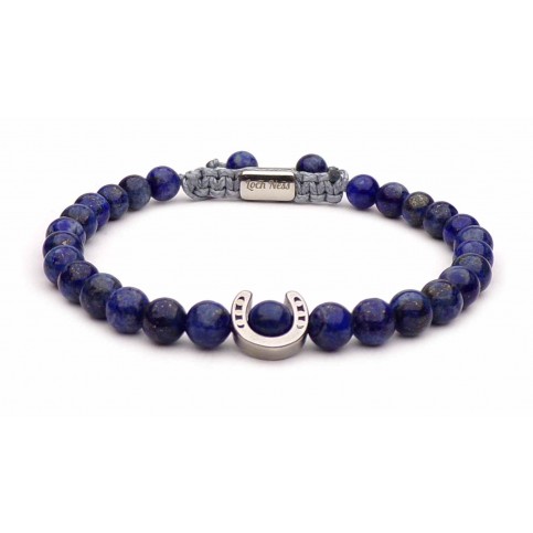 bracelet fer à cheval lapis lazuli