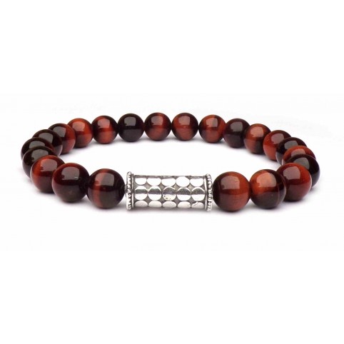 bijou porte bonheur en pierre oeil