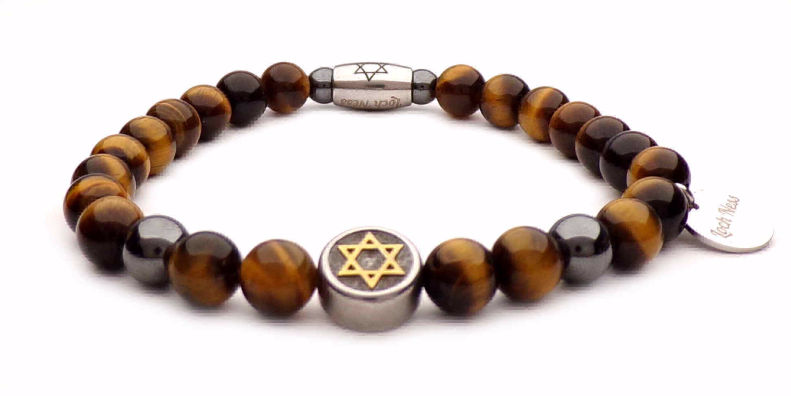 bracelet symbole étoile de david